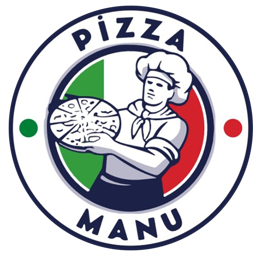 Pizza Manu Bürstadt logo.